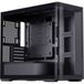 乔思伯 JONSBO D300, Mid-Tower, gehard glas 270 graden gebogen, zwart
