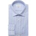 Seidensticker Slim Fit Overhemd blauw, Ruit