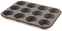 Guardini Smart Colors Cakevorm 12 muffins, staal, oranje