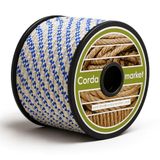 CORDAMARKET 8 mm touw, volwassenen, uniseks, wit, 50 m
