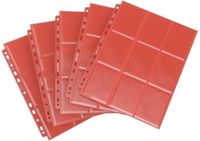 Gamegenic - Sideloading 18-Pocket Pages Display Red