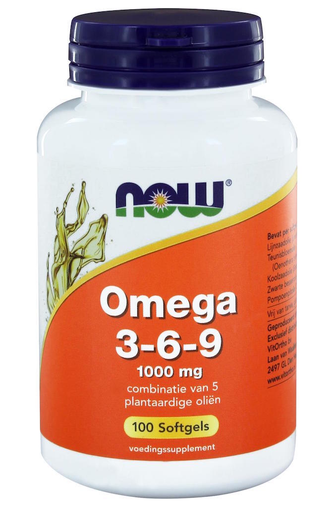 NOW Omega 3-6-9 1000mg Tabletten 100st