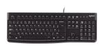 Logitech K120 Bekabeld Toetsenbord USB Russisch Zwart