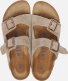 Birkenstock Arizona SFB VL Narrow Dames Slippers - Mocca - Maat 40