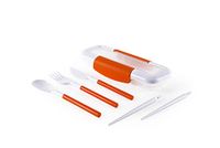 Excelsa Take Away Reisbestek, Wit, 19 x 7,5 cm