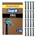 Oral-B opzetborstels PRO CrossAction, zwart, 16 stuks