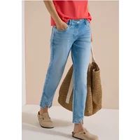 cecil Icecat Straight Leg jeans met klinknageldetails