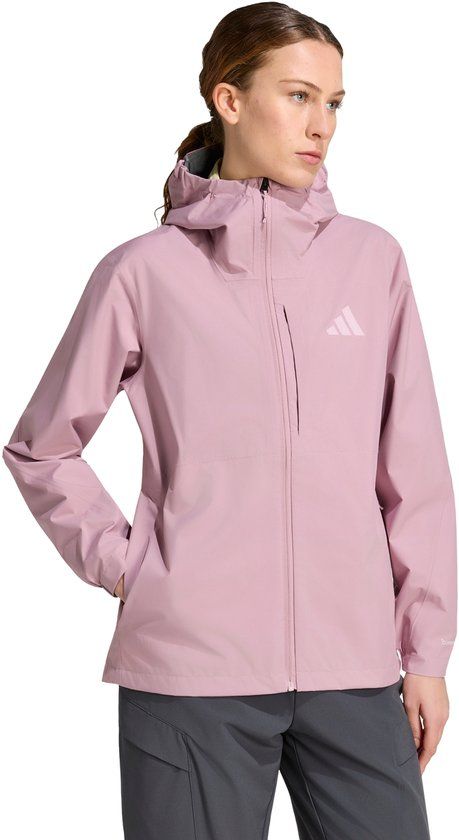 Adidas Terrex Terrex Multi 2.5 Layer Climaproof Regenjas - Dames - Paars - XL