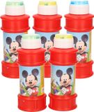 Disney Mickey Mouse bellenblaas - 10x - met spelletje - 175 ml - pour enfants