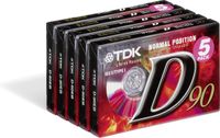 TDK D-90 (5 PACK)