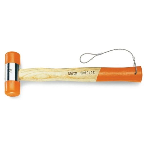 Beta 1390HS 45 Kunststof hamers met verwisselbare koppen houten steel H-SAFE