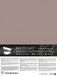 Clairefontaine 796019C - Gecacheerd Pastelmat Papier - 5 Gecacheerde Vellen Speciaal Karton voor Droge Pastels - 24x32 cm 360g 1,8 mm - Donkergrijs