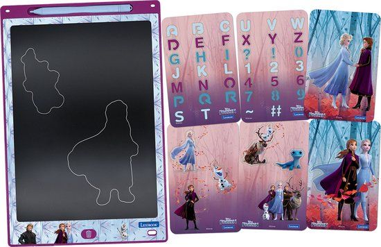 Disney Frozen E-Ink Tablet met sjablonen Blauw