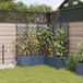 Maison Exclusive - Lot de 3 pots de jardin, gris, 120 x 40 x 143 cm, en polypropylène (PP)