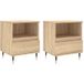 Icecat Tables De Chevet 2 Pcs Table De Chevet Chêne Sonoma 40x35x50 Cm Bois Ingénierie