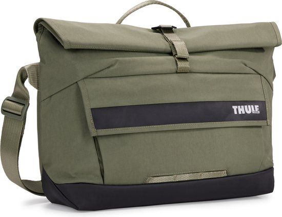 THULE Schoudertas Laptoptas Paramount Crossbody Bag 14L Soft Green