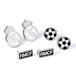 The Carat Shop Real Madrid Set van 3 Oorbellen