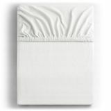 DecoKing Jersey Hoeslaken met Elastiek 100% Katoen Wit 160x200cm