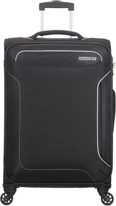 American Tourister Holiday Heat Spinner 67 black Zachte koffer Zwart