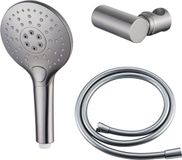 FortiFura Calvi Handdoucheset - Ø12 cm - Rond - 3 Straalsoorten - Geborsteld RVS