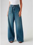 Levi's XL Straight Med Spijkerbroek Blauw W27 x L31 Vrouw
