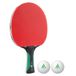 JOOLA 53135 tafeltennisset Rosshead Smash tafeltennisbatjes, inclusief 2 tafeltennisballen met ITTF-goedkeuring, 1,8 mm spons, (1 stuks)