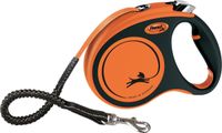 Flexi XTREME Rollijn Hondenriem - Tape - M - 5 m - Oranje