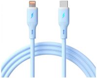 Akyga AK-USB-72 USB-kabel USB-C naar Apple Lightning 1 m Blauw