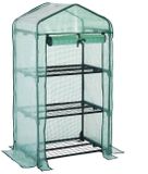 Gardebruk Foliekas – 0,38 m³ – 126x49x69cm – Incl. Grondanker – Groen