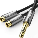 Ugreen Audiokabel 3,5 mm Mini Jack Stereo Adapter 20 cm Zilver