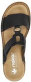 Rieker Slipper Femme - 60885-00 Noir - Maat 38