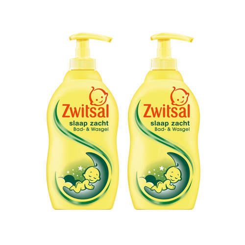 Zwitsal slaap zacht bad- & wasgel eucalyptus - 2x400 ml - baby