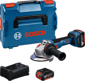 Bosch Blauw GWS 18V-11 S Accu haakse slijper 18V | 125 mm | 2x 5,0Ah accu | In L-Boxx - 06019N4005