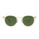 Barton Perreira Princeton Lunettes de soleil unisexe marron rondes vert 49mm