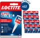 Loctite Precision 12 x 5 gram extreem sterk universele secondenlijm multilijm voor knutsel & precisie oplosingen sterke alleslijm