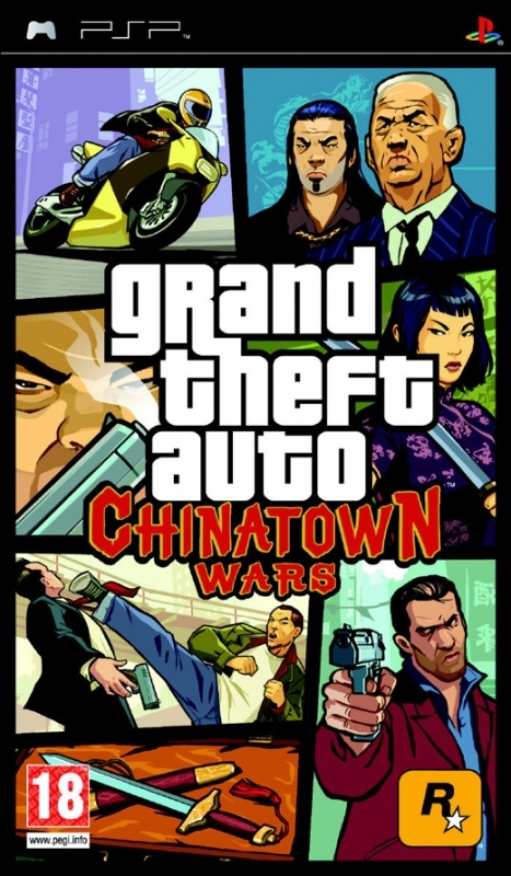 Rockstar Grand Theft Auto (GTA) China Town Wars Sony PSP