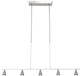 Steinhauer Hanglamp Vortex 3066ST Staal 5 lichts verstelbaar