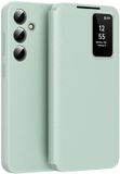 Techsuit Hoesje voor Samsung Galaxy S26 FE - SmartView Book Wallet Case - Groen