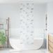Maison Exclusive - Rideau de douche avec caisse intégrée, dimensions 80x240 cm, largeur du tissu : 76 cm