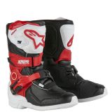 Alpinestars Tech 3S Youth Chaussures Blanc Noir Rouge Clair Taille US 3