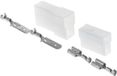 KALI-2502B Fastin-Faston Set prise plate à 2 broches | fiche plate 0,75-1,5 mm² et boîtier assorti