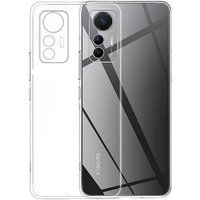 Phonillico® Case voor Xiaomi 12 LITE - Siliconengel TPU Transparant Zachte bescherming Ultradunne