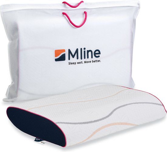 M line Pillow You Fuchsia Ergonomic Memory Foam Pillow - Soft/Medium Firm - Washable Cover - 3 Year Warranty