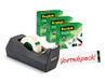 Scotch Plakband Zwart - Plakbandaroller Incl. 3 Rollen Scotch Magic Transparant Plakband, 19 mm X 33 M