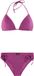 Protest PRTExit Triangel bikini set Dames - Koordsluiting - Uitneembare vulling - Normale pasvorm - Medium dekking - Oranje
