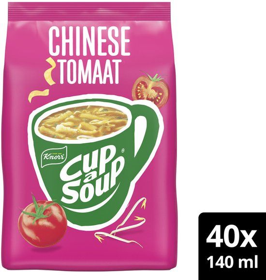 Knorr Cup-a-soup Vendingzak Chinese Tomaat (40-porties)