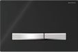 Geberit Sigma50 Bedieningspaneel Closet/Urinoir - RVS - Zwart