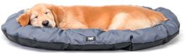 Ferplast Hondenbed Hondenkussen Groot formaat hond Antikrasstof Machinewasbaar op 30° Waterdicht hondenmatras 100 x 63 x 3 cm Grijs