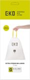 EKO Afvalzakken type G 50-90 liter - 6 rol x 10 zakken - wit