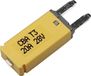 Hansor Disjoncteur Mini, type 3. Réinitialisation manuelle, 20A Série CBA3 Disjoncteur standard 20 A Jaune